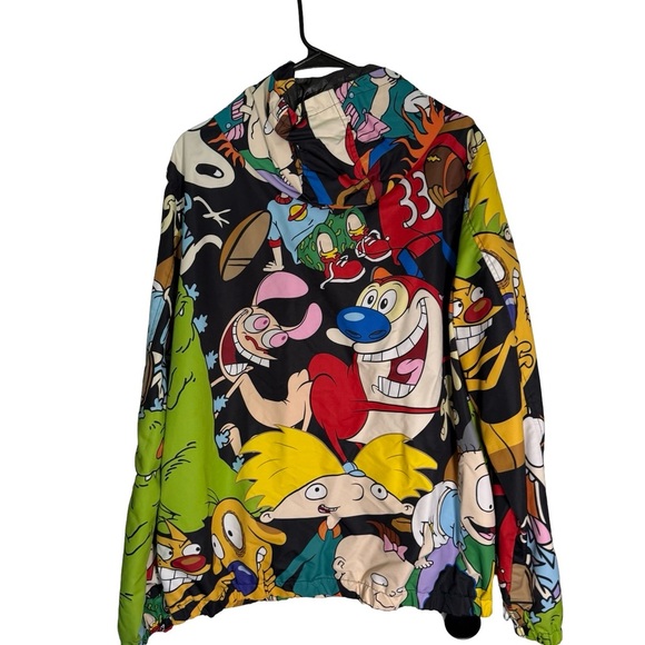 Members Only x Nickelodeon Windbreaker | Cartoon Collab | Size L - Picture 2 of 4